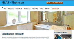 Desktop Screenshot of glas-thomsen.de